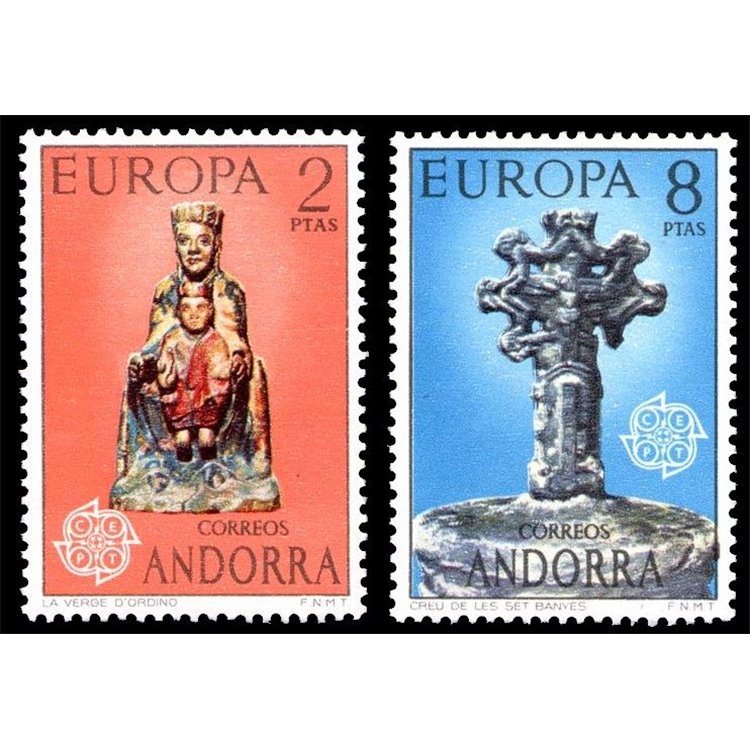 ANDORRA SPAGNOLA 1974 Europa 2v MNH**