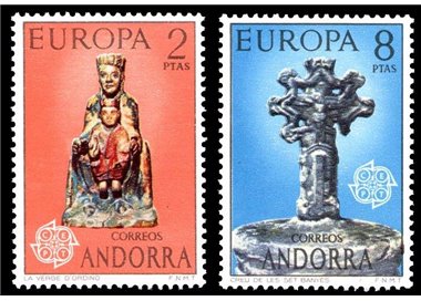 ANDORRA SPAGNOLA 1974 Europa 2v MNH**