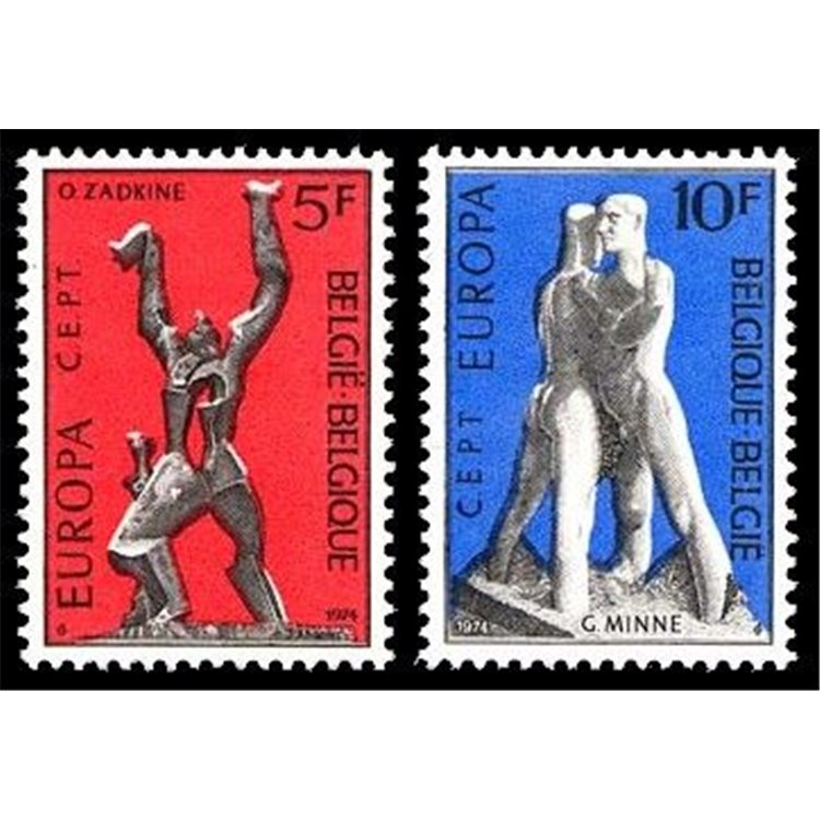 BELGIUM 1974 Europe 2v MNH**