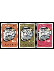 CIPRO 1974 Europa 3v MNH**