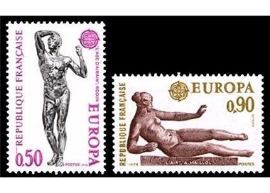 FRANCIA 1974 Europa 2v MNH**
