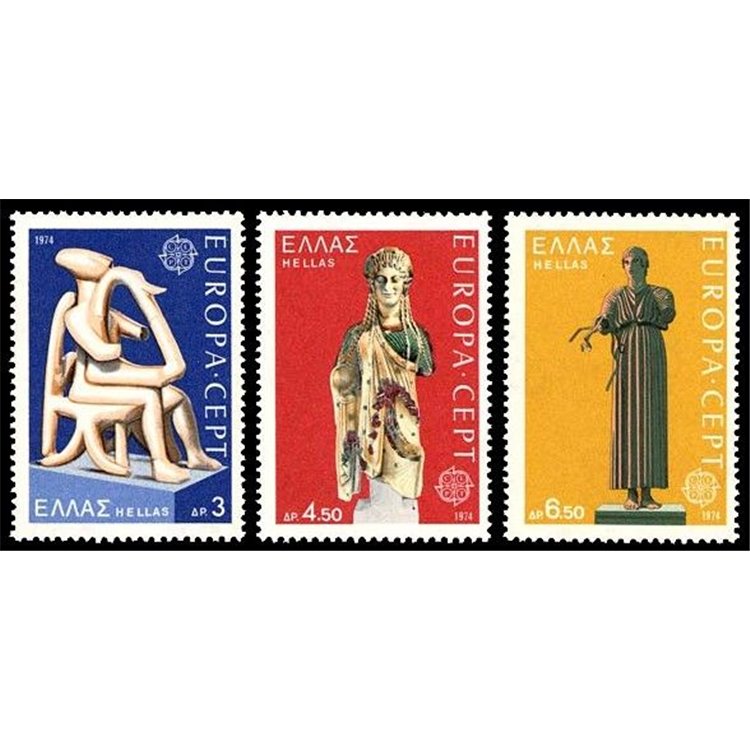 GREECE 1974 Europe 3v MNH**