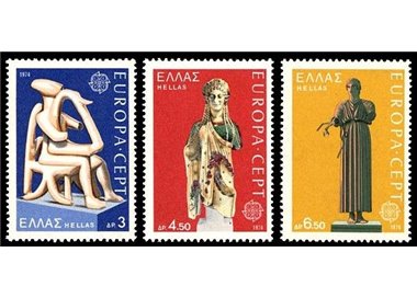 GREECE 1974 Europe 3v MNH**
