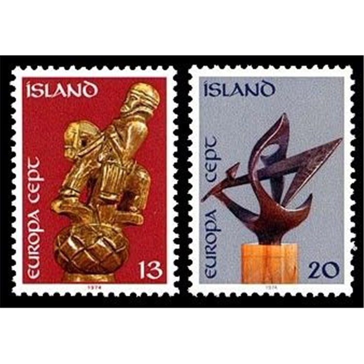 ISLANDA 1974 Europa 2v MNH**