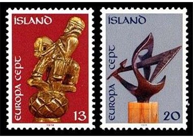 ISLANDA 1974 Europa 2v MNH**