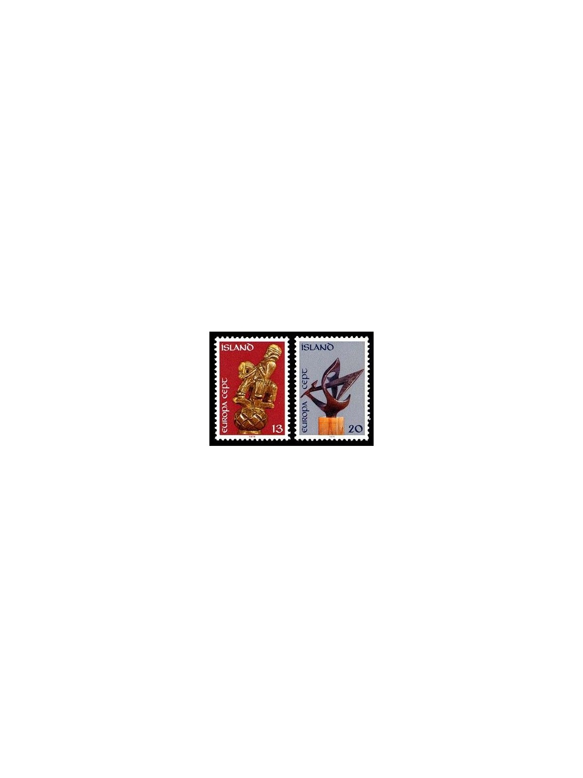 ISLANDA 1974 Europa 2v MNH**