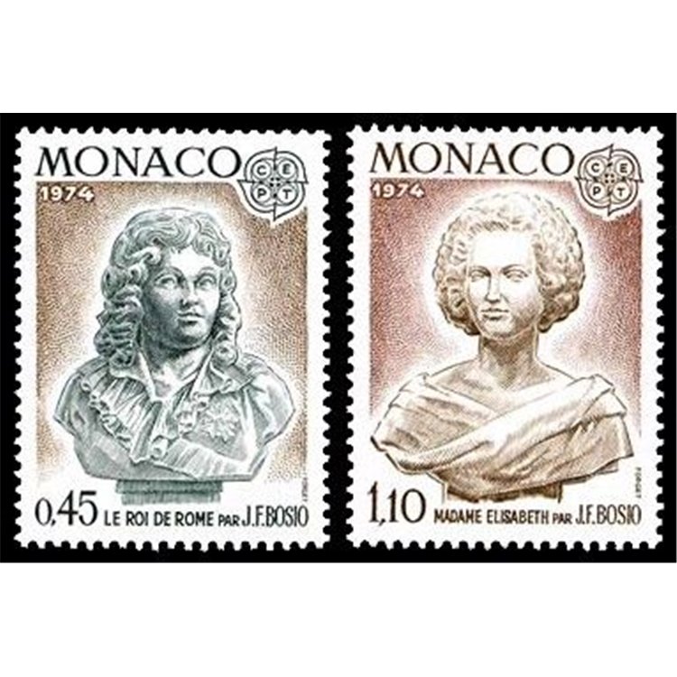 MONACO 1974 Europa 2v MNH**