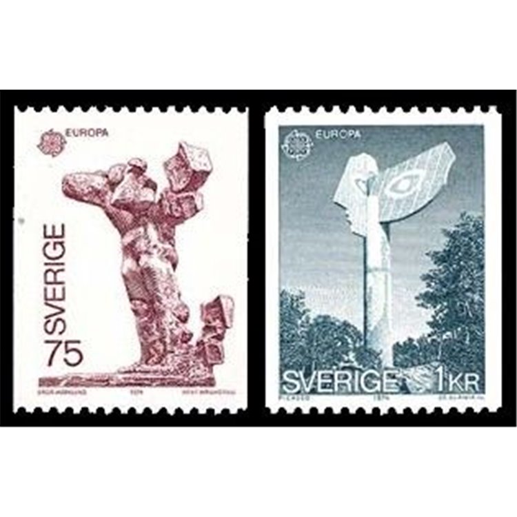 SWEDEN 1974 Europe 2v MNH**