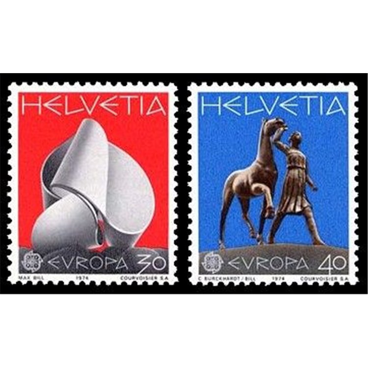 SVIZZERA 1974 Europa 2v MNH**