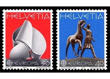 SWITZERLAND 1974 Europe 2v MNH**