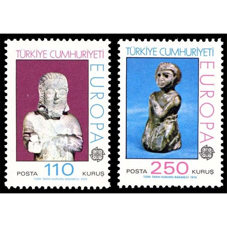 TURCHIA 1974 Europa 2v MNH**