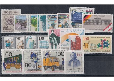 BERLIN 1990 Complete year 20v MNH**