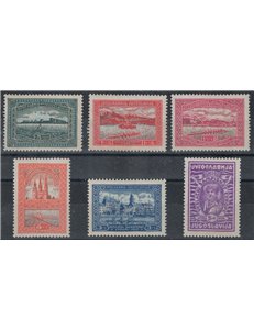 JUGOSLAVIA 1932 Campionati europei di canottaggio 6v MH*