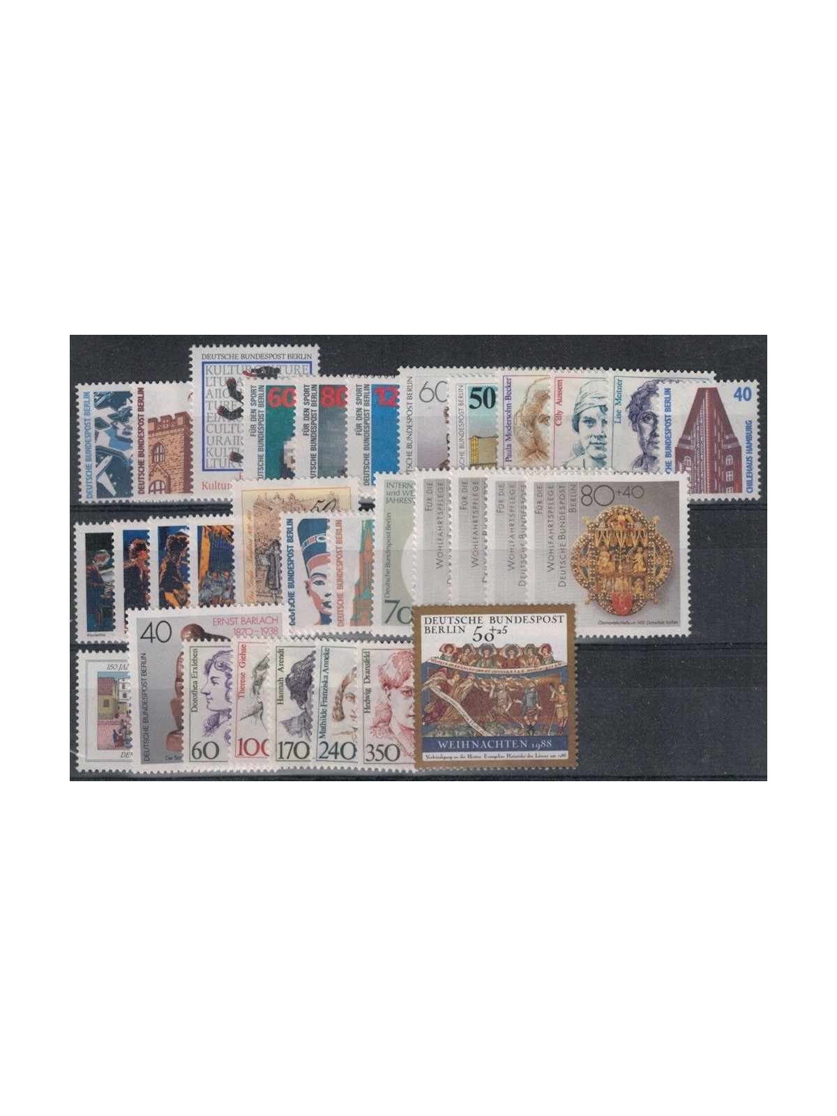 BERLIN 1988 Complete year 32v MNH**