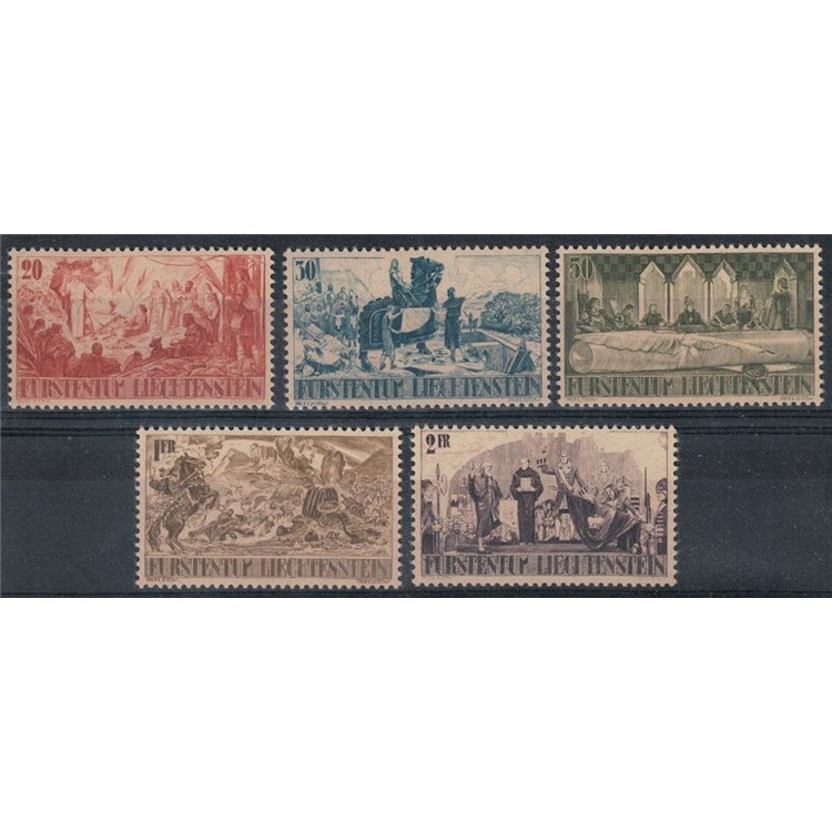 LIECHTENSTEIN 1942 Monforte Possessions 5v MNH**