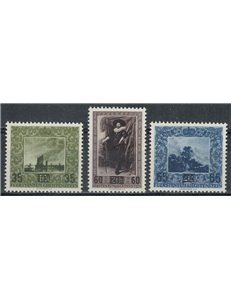 LIECHTENSTEIN 1954 Pro charitable works, overprinted 3v MNH**