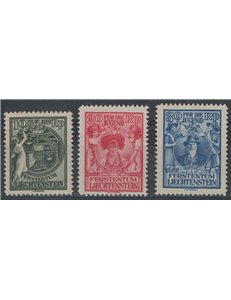 LIECHTENSTEIN 1932 Pro children's works 3v MH*