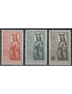 LIECHTENSTEIN 1954 Anno Mariano 3v MNH**