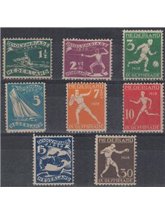 OLANDA 1928 Olimpiade di Amsterdam 8v MH*