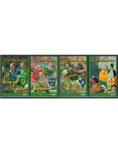 IRELAND 1999 Team of the Millennium 4 booklet MNH**