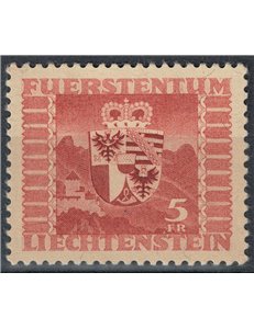 LIECHTENSTEIN 1947 Stemma nazionale MNH**