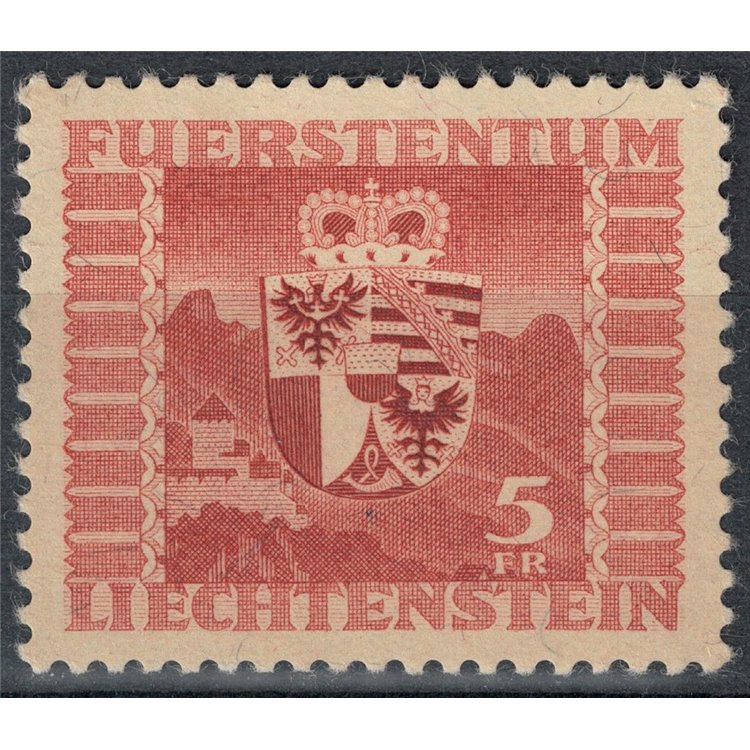 LIECHTENSTEIN 1947 Stemma nazionale MNH**