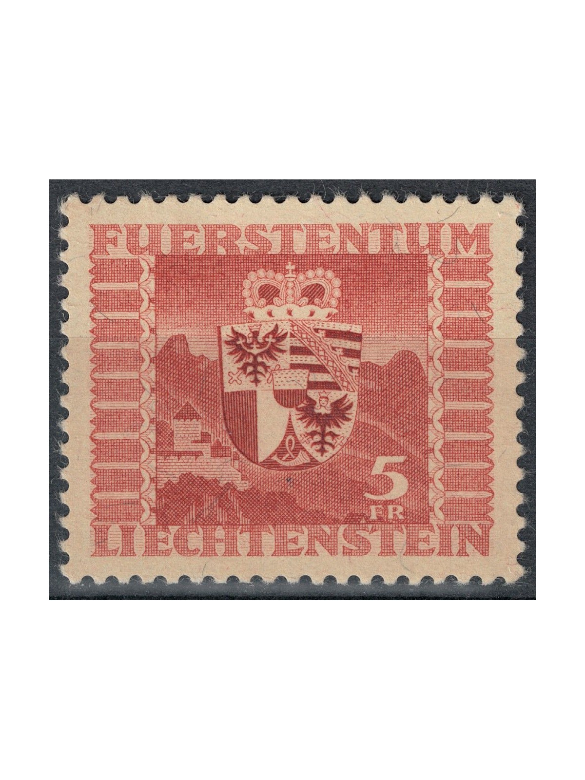 LIECHTENSTEIN 1947 National coat of arms MNH**