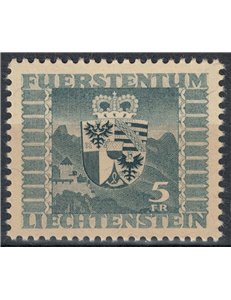 LIECHTENSTEIN 1945 National coat of arms MNH**