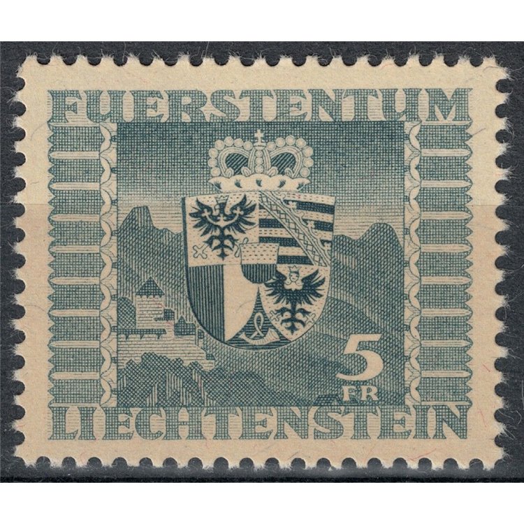 LIECHTENSTEIN 1945 Stemma nazionale MNH**