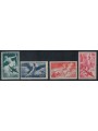 FRANCIA 1946-47 Soggetti mitologici, posta aerea 4v MH*