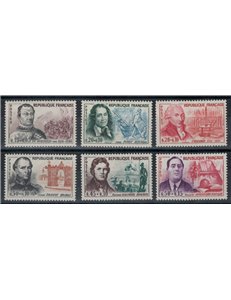 FRANCIA 1961 Pro Croce Rossa 6v MNH**