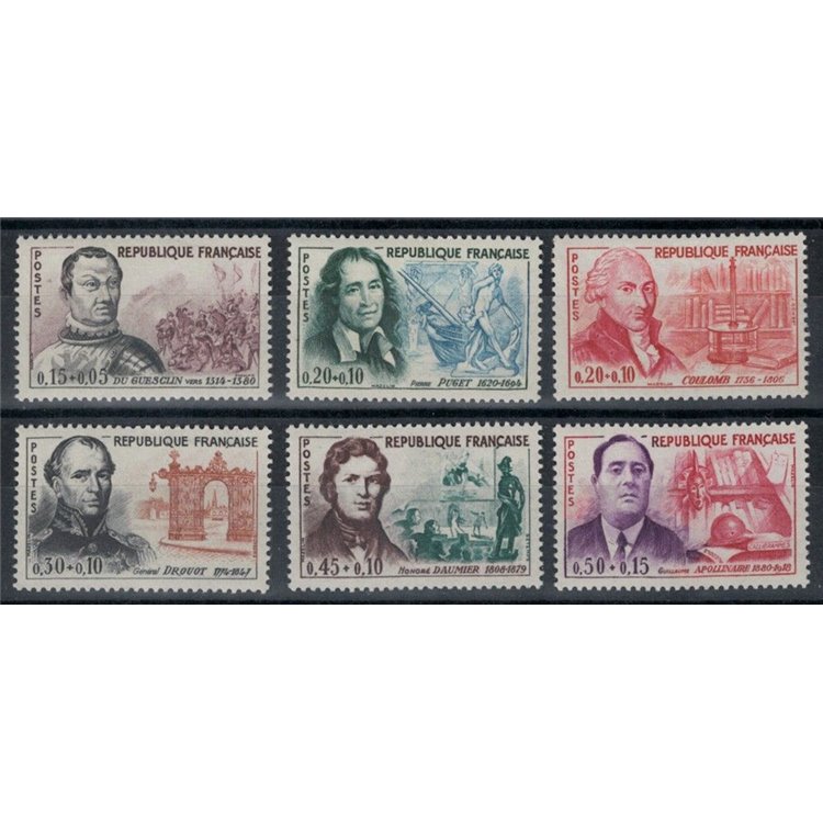 FRANCE 1961 Pro Red Cross 6v MNH**