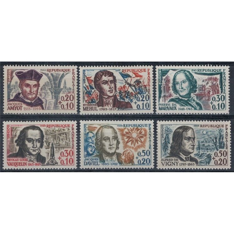 FRANCE 1963 Pro Red Cross 6v MNH**