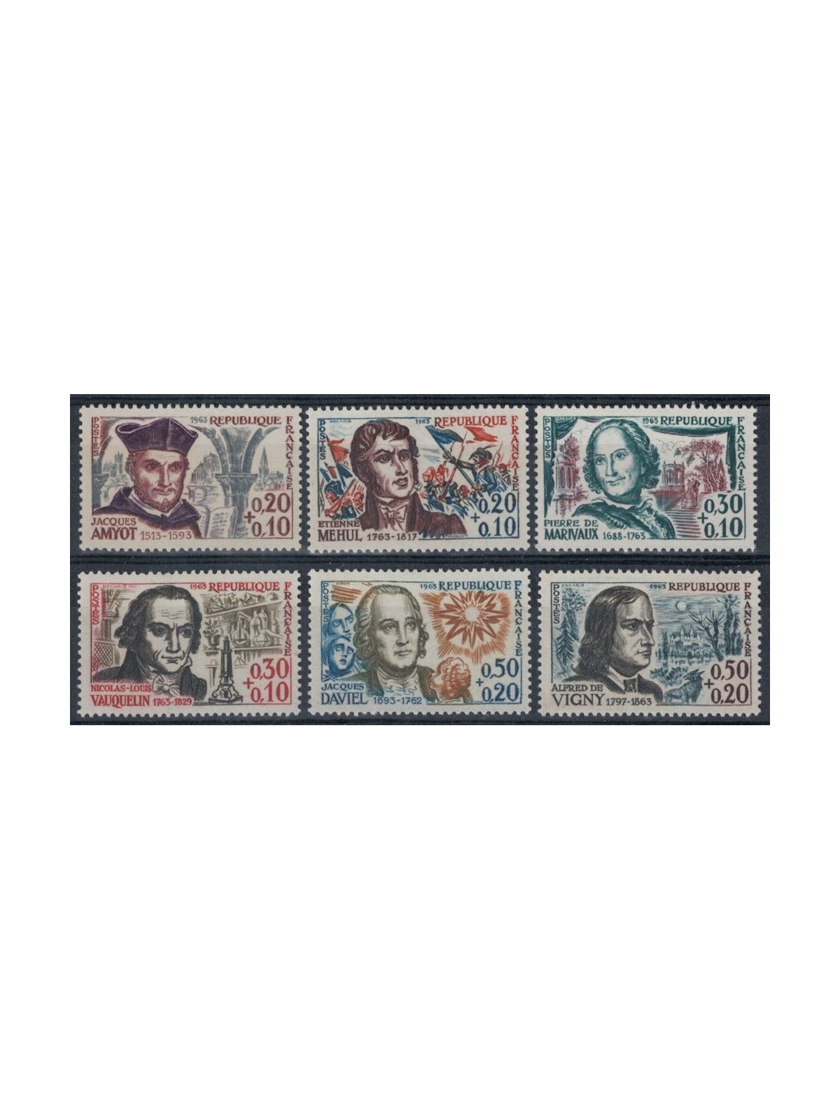 FRANCE 1963 Pro Red Cross 6v MNH**