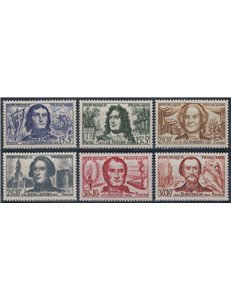 FRANCIA 1959 Pro Croce Rossa 6v MNH**