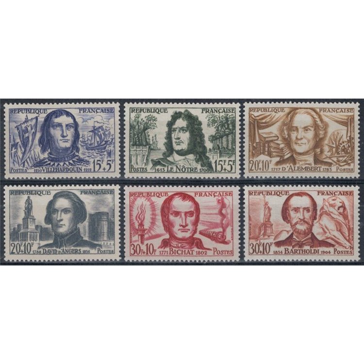 FRANCE 1959 Pro Red Cross 6v MNH**