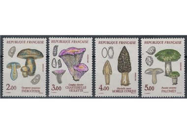 FRANCE 1987 Nature, mushrooms 4v MNH**