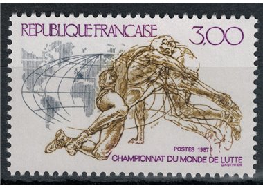 FRANCIA 1987 Campionato di lotta MNH**