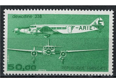 FRANCE 1987 Dewotine 338, airmail MNH**