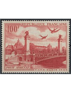 FRANCIA 1949 Posta aerea (congresso di telegrafia) MNH**