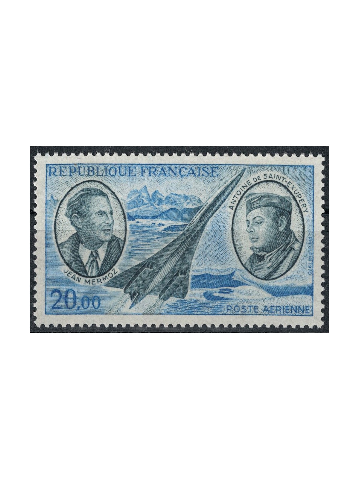 FRANCE 1970 Aviation Pioneers, Airmail MNH**