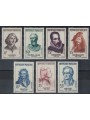 FRANCE 1957 Foreign Celebrities 7v MNH**