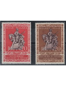 BELGIO 1943 Soccorso invernale 2v MNH**