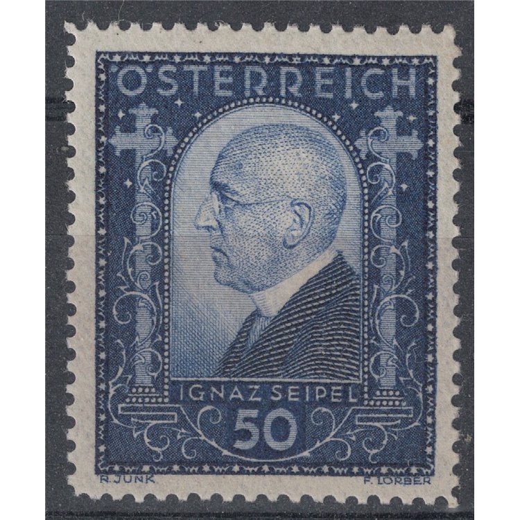 AUSTRIA 1932 Pro feriti di guerra, Dr. Seipel MH*