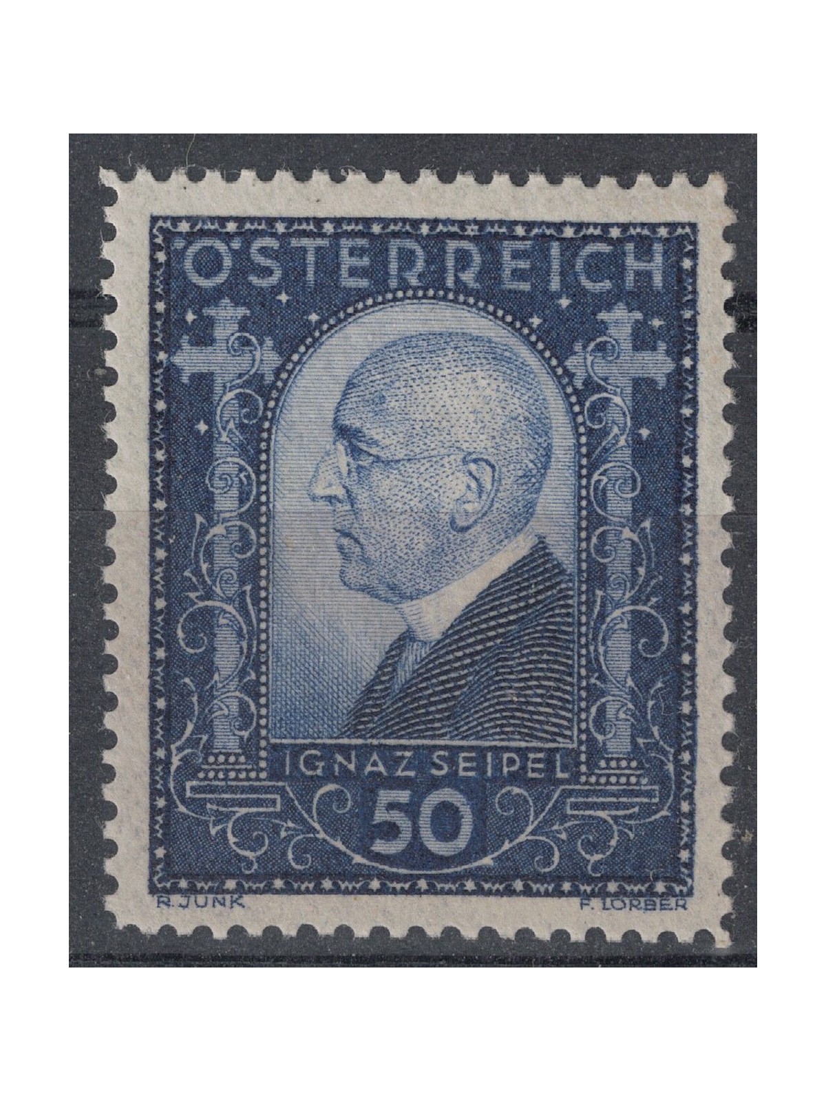 AUSTRIA 1932 Pro feriti di guerra, Dr. Seipel MH*