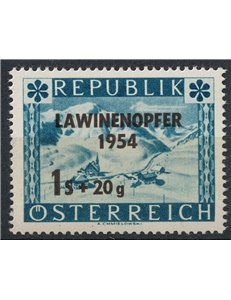 AUSTRIA 1954 Pro vittime delle valanghe MNH**