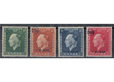GRECIA 1946 Referendum Giorgio II 4v MH*