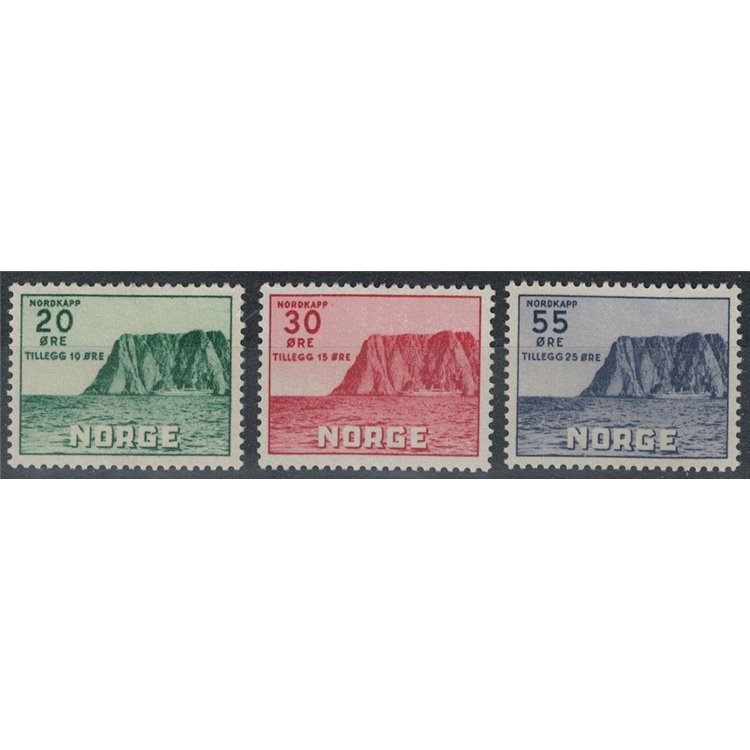 NORWAY 1953 North Cape, 4th series 3v MH*