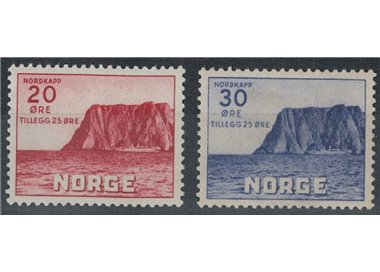 NORVEGIA 1938 Capo Nord, 2ª serie 2v MH*
