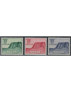 NORWAY 1953 North Cape, 4th series 3v MNH**